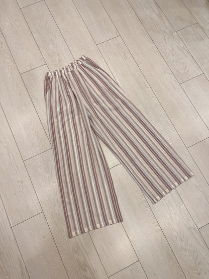 GEBO Stripe linen pants