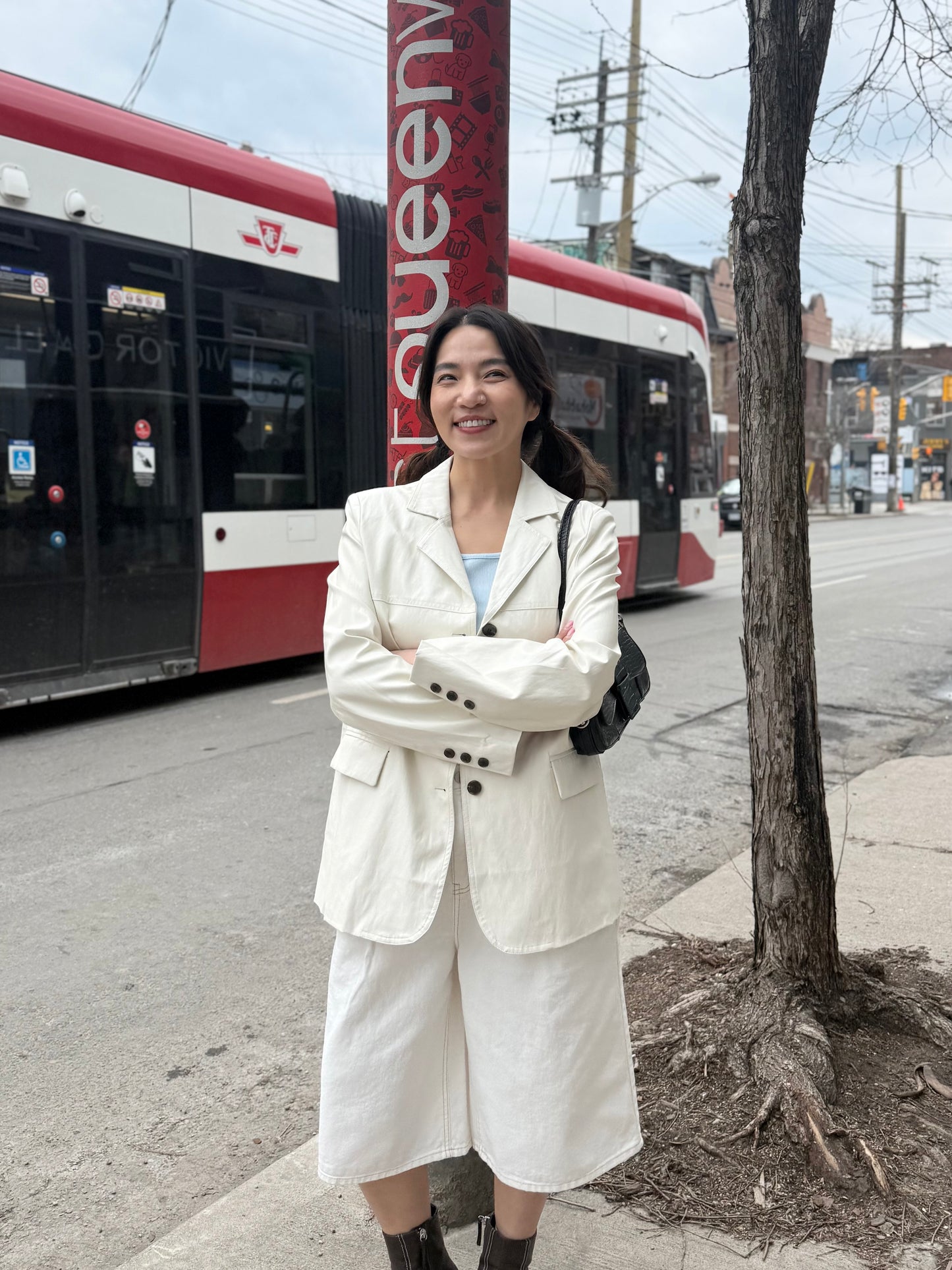 KOOL Vegan leather blazer