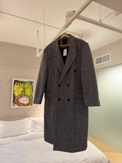 LIAMS Unisex herringbone coat