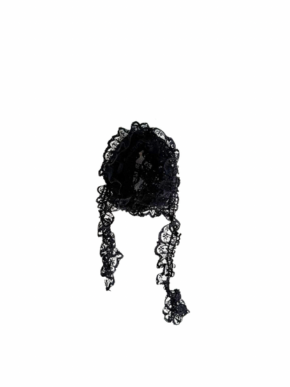 KATHY Lacy tie choker
