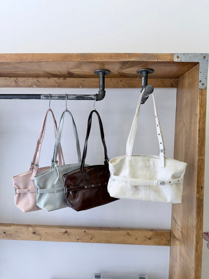 GRETA Buckle shoulder bag