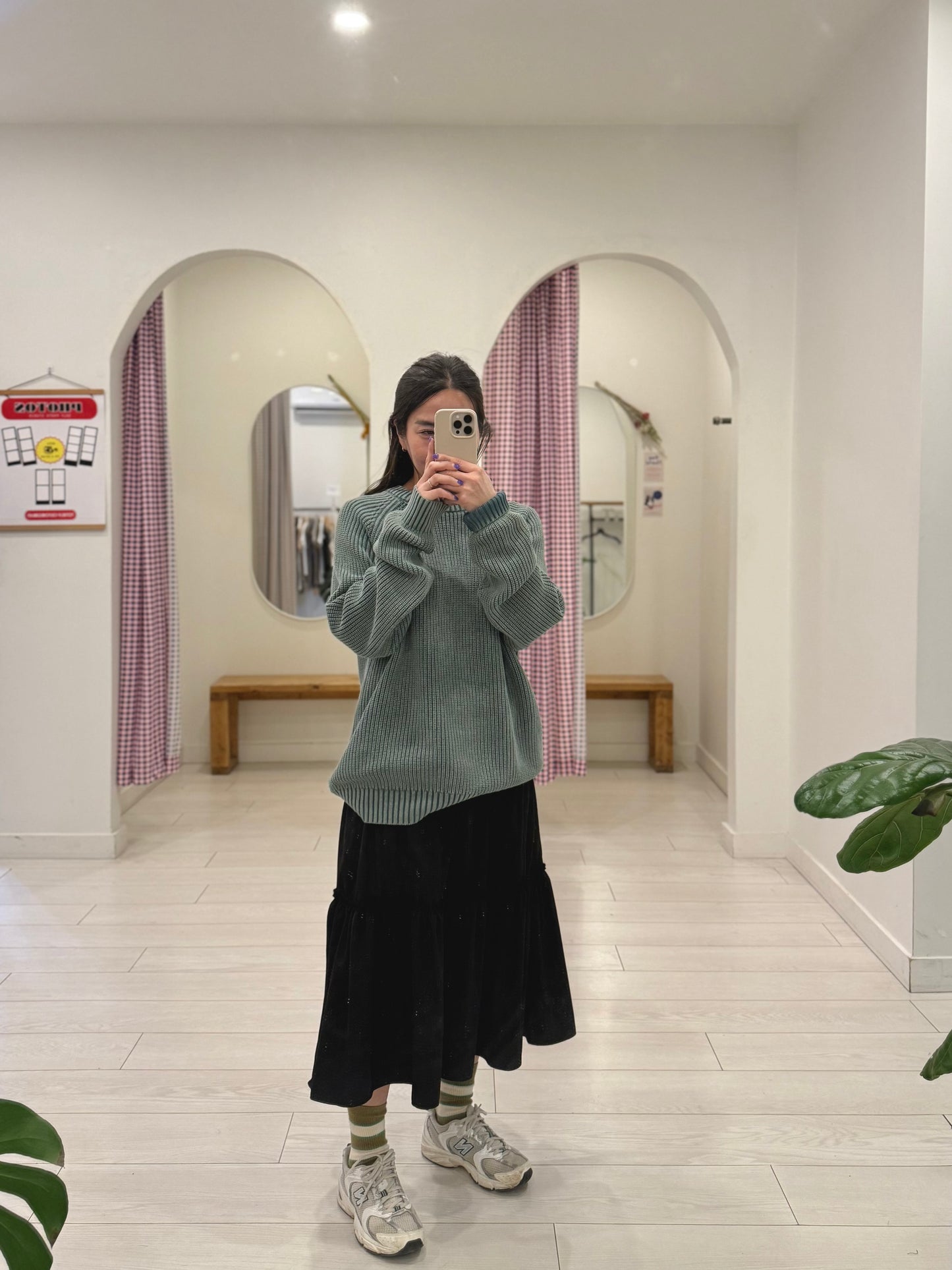 RESSY Maxi tiered skirt