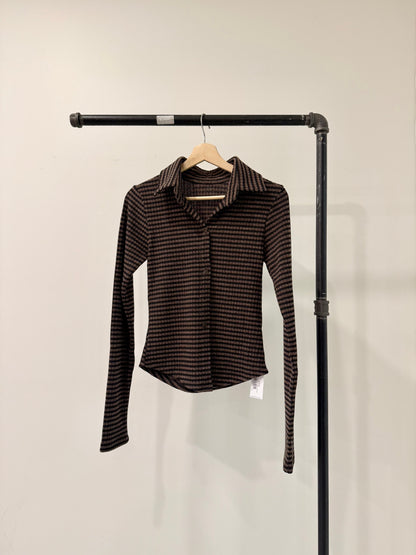 RAE Stripe knit shirt
