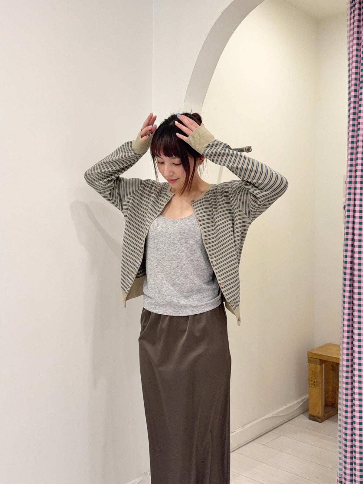 HANA Stripe cardigan