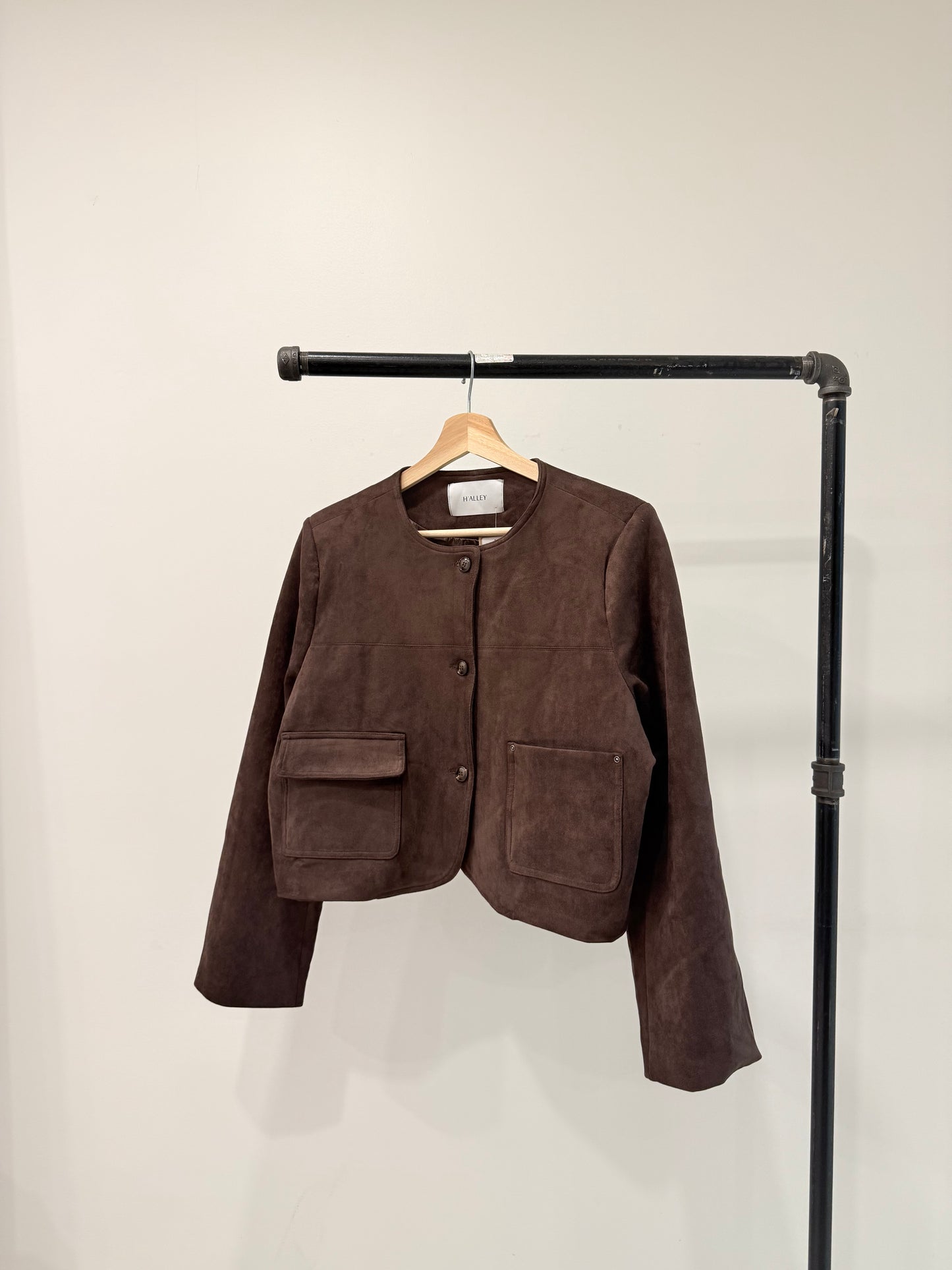 LADY Faux suede jacket
