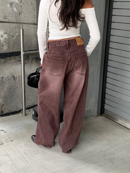 FIRE Stripe textured jeans