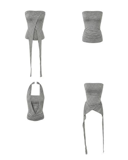 SHOLA Multi-way halter top