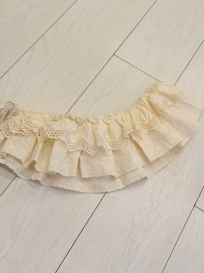 HAN Embroidery wrap skirt