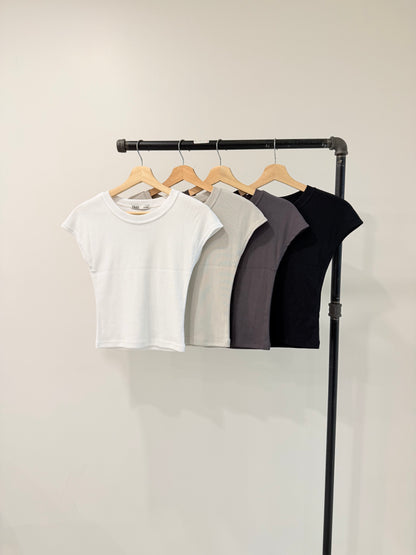 TORTO Capped sleeve tee
