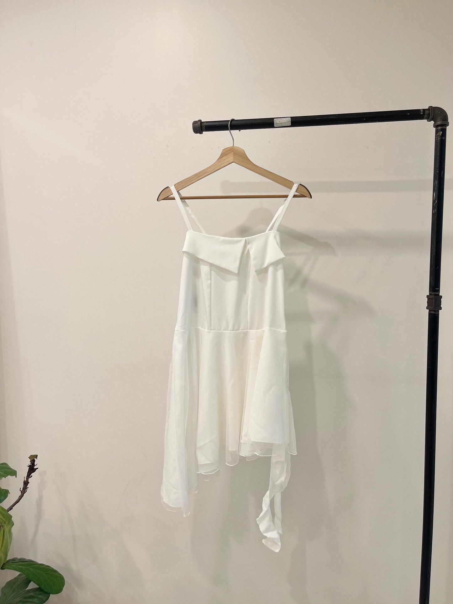 WILLA Asymmetric strap dress