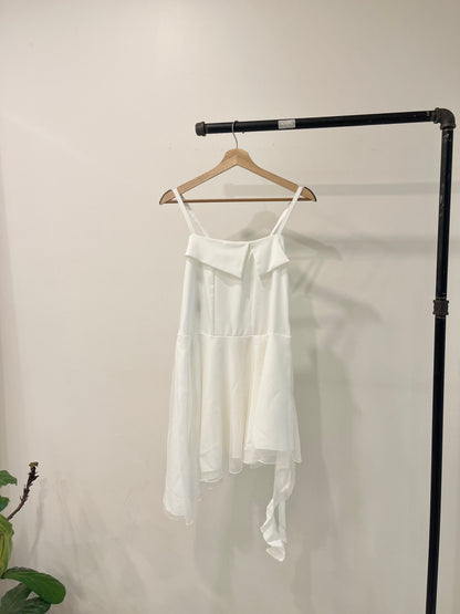 WILLA Asymmetric strap dress