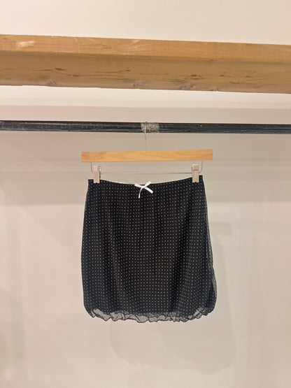 CHERRY Polkadot mini skirt