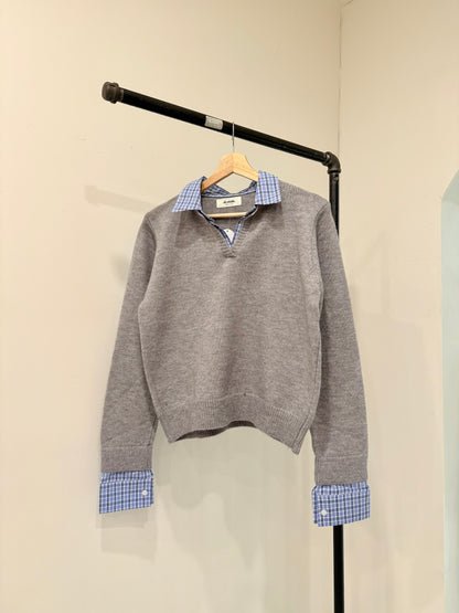 RIAN  Faux layered knit