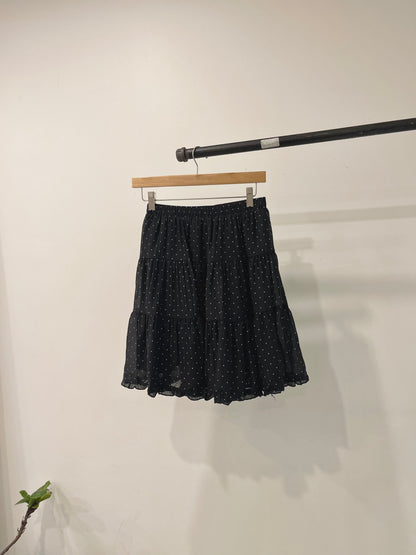 AIRY Polkadot tiered skirt
