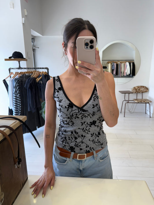 ELM Jacquard wrap tanktop