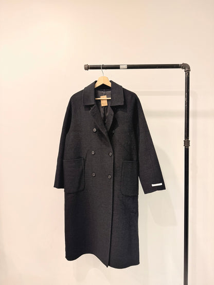 HILDA Plaid wool coat