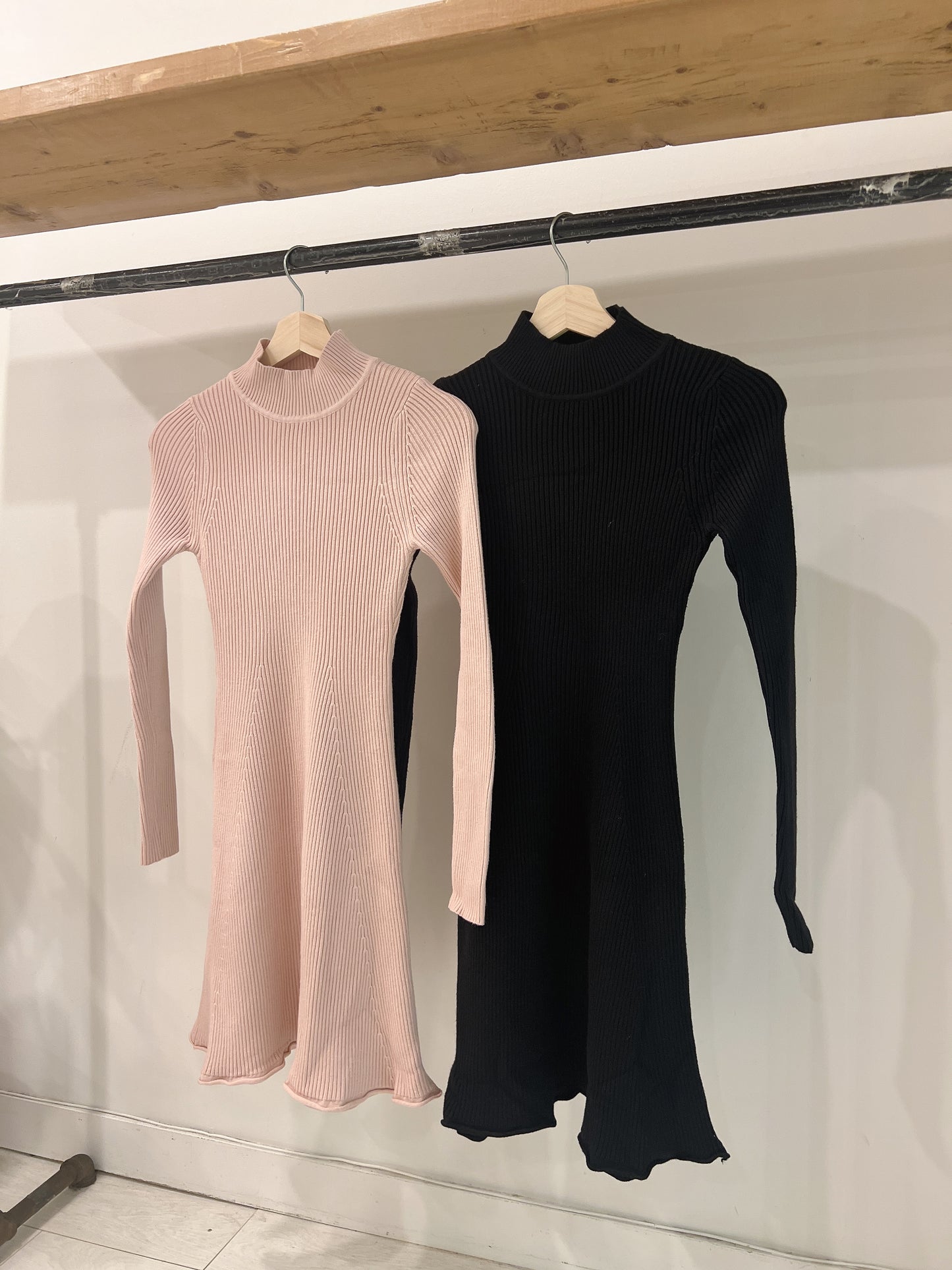 BARRE Mini turtleneck dress