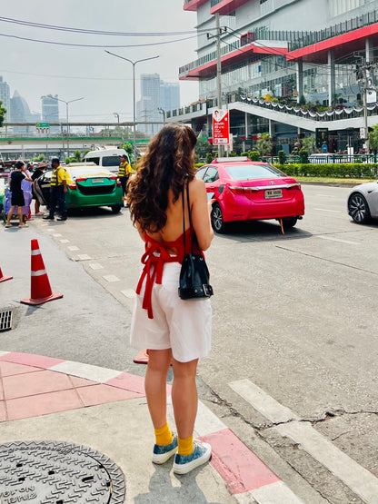 GEM Backless knit top