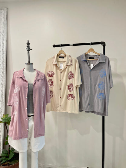 ROWAN Shell terry camp shirt