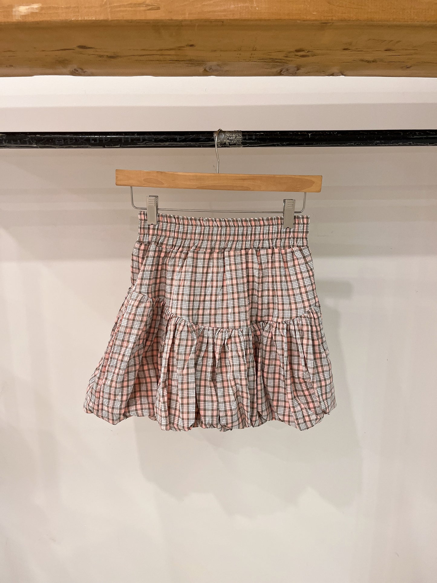 HAZEL Plaid balloon skirt