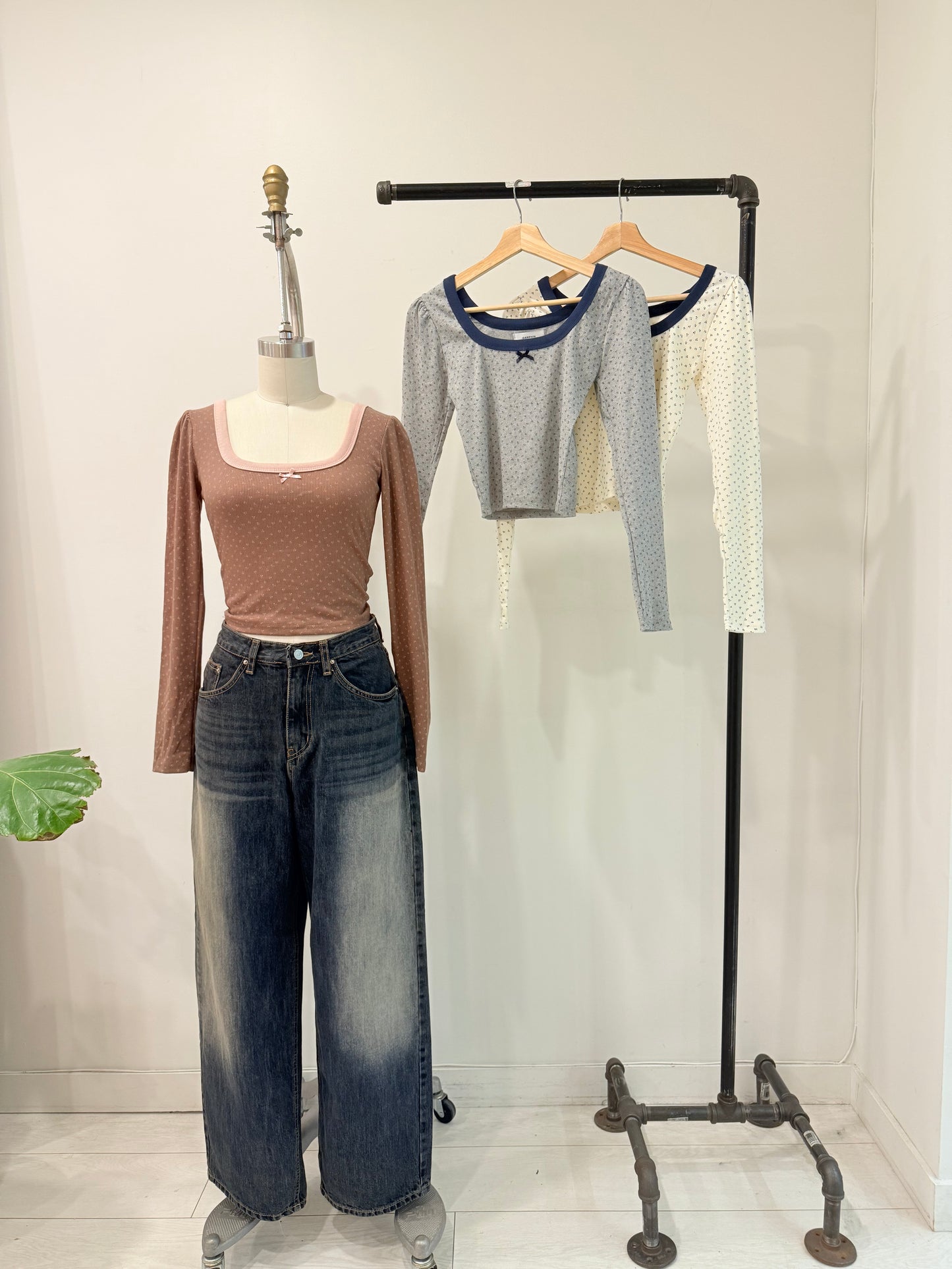 JOYCE Long sleeve slim tee