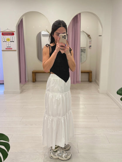 RESSY Maxi tiered skirt