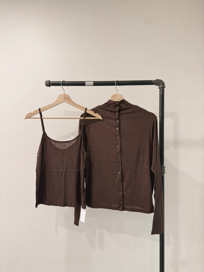 MUTE Soft cardigan set