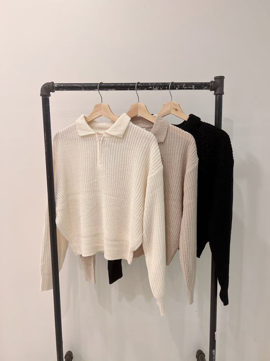 HOORI Collared sweater