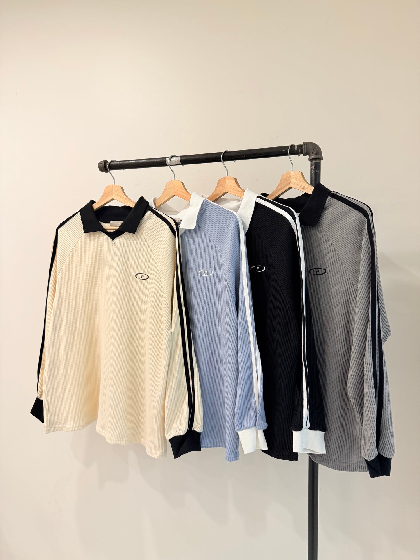 ROVE Oversized waffle sporty top