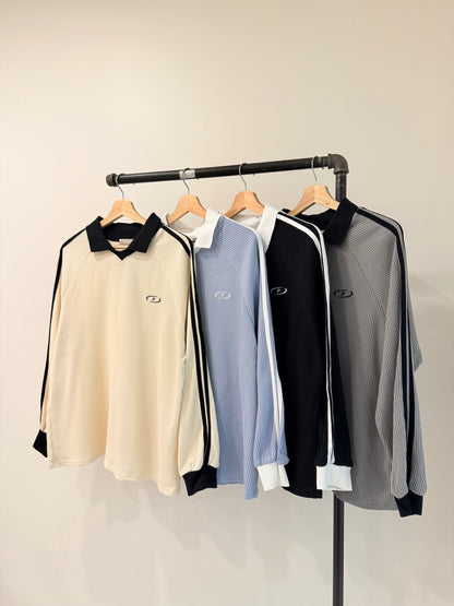 ROVE Oversized waffle sporty top