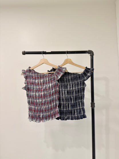 HAVEN Smocked top