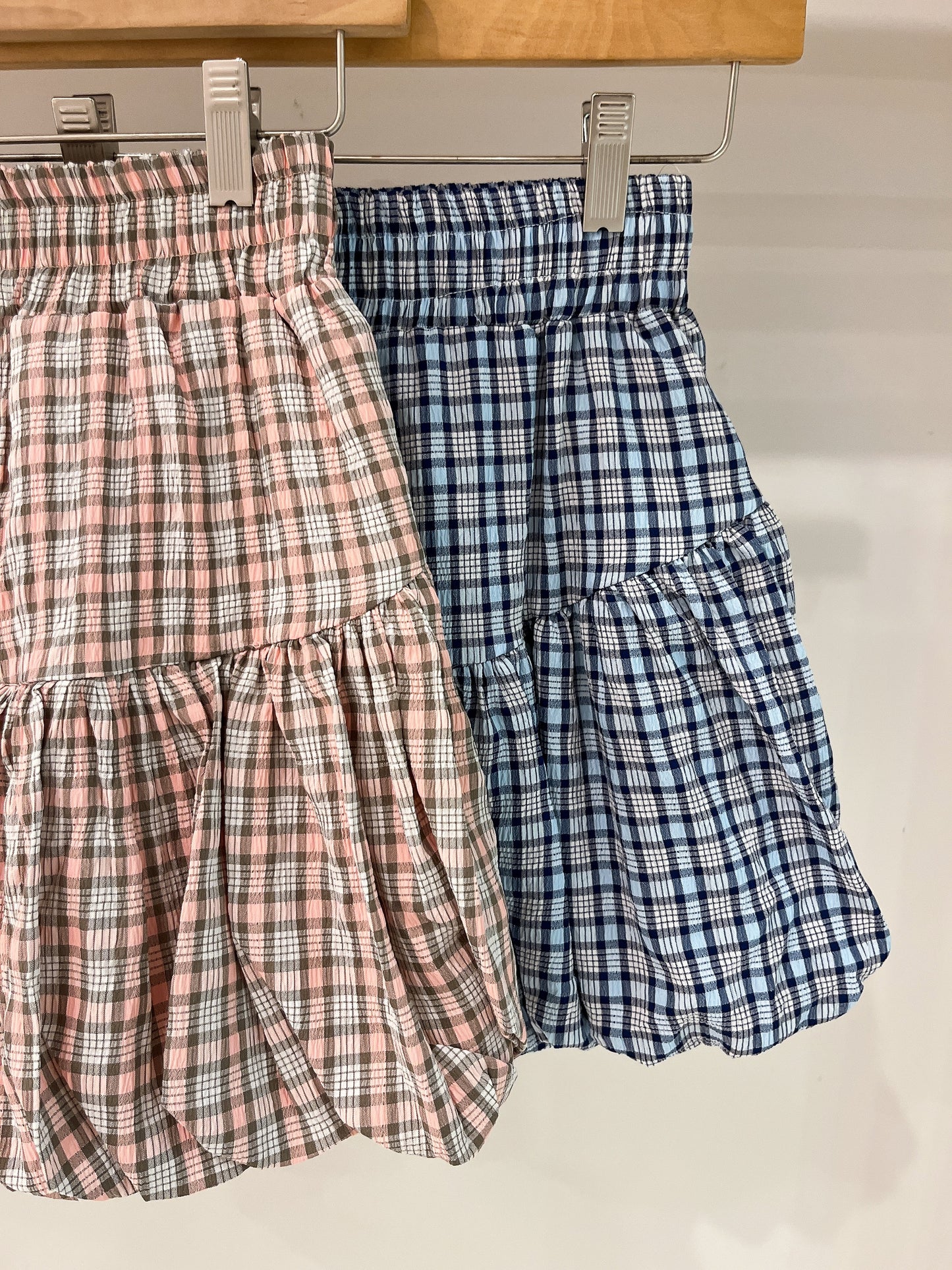 HAZEL Plaid balloon skirt