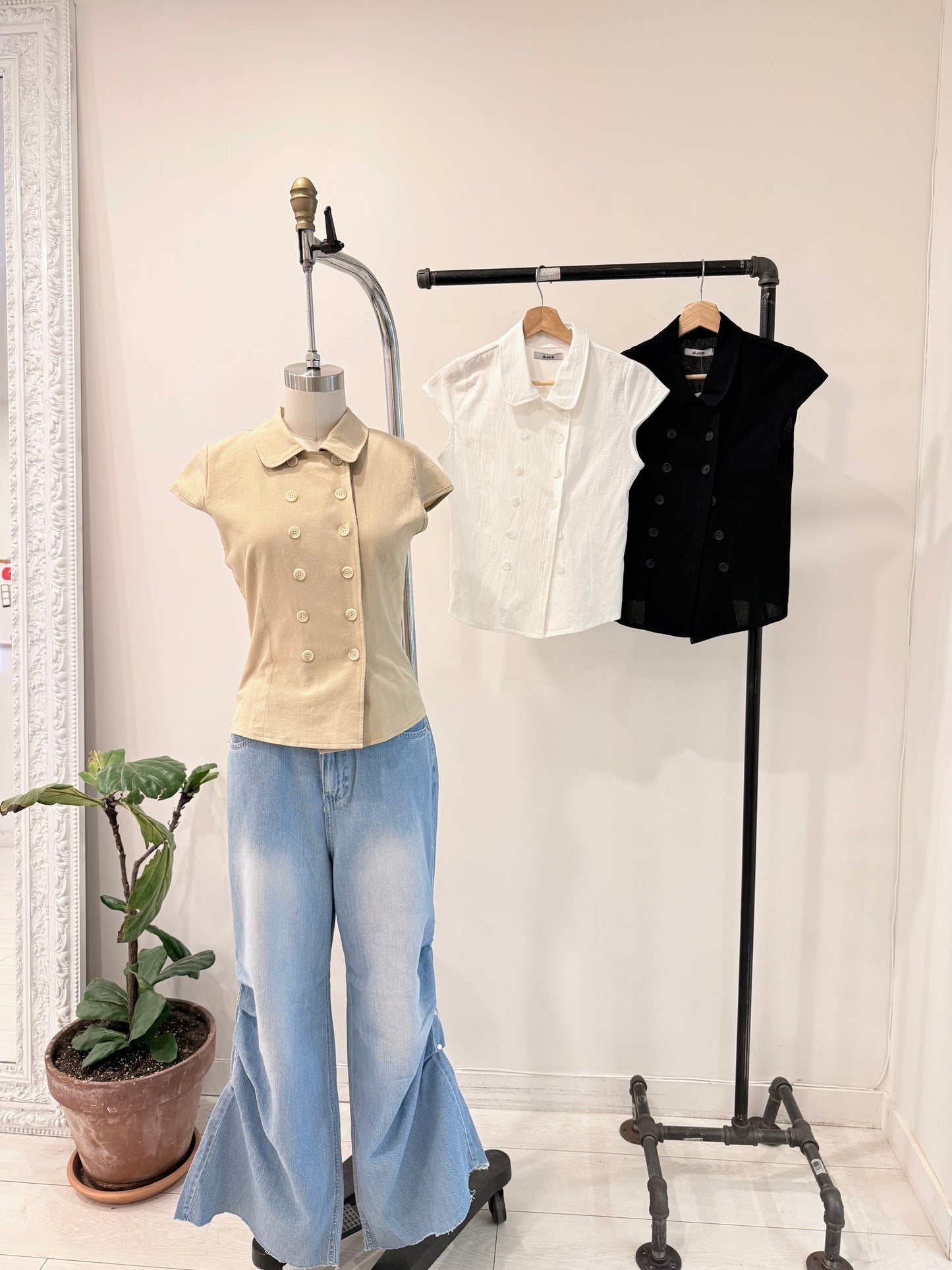 AUDREY Double-breasted shirt