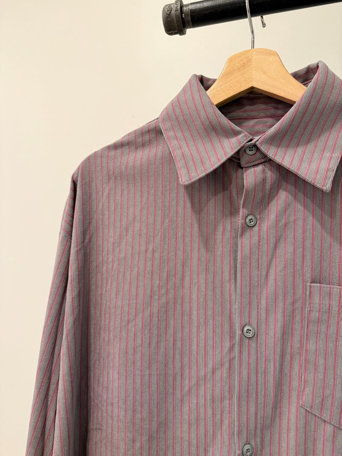 CHASE Stripe corduroy shirt