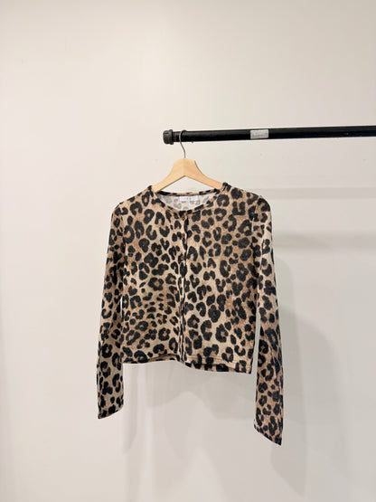 MACHI Leopard print cardigan