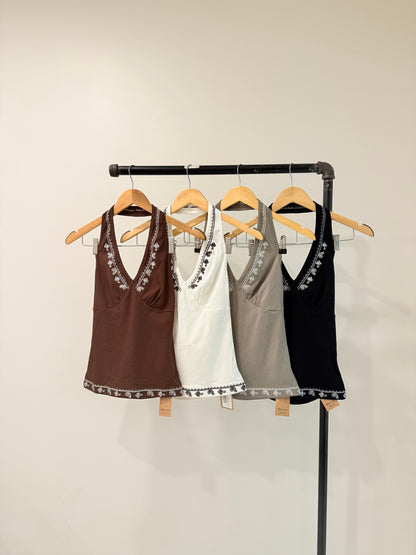 MINA Boho halter top
