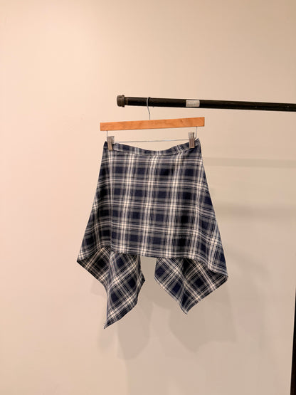 MAEVE Plaid wrap skirt