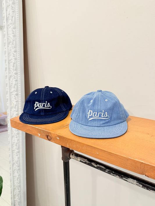 PARIS Denim ball cap
