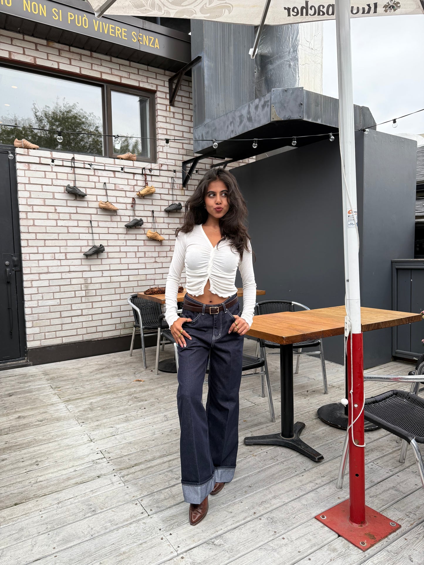 TABI Roll-up jeans