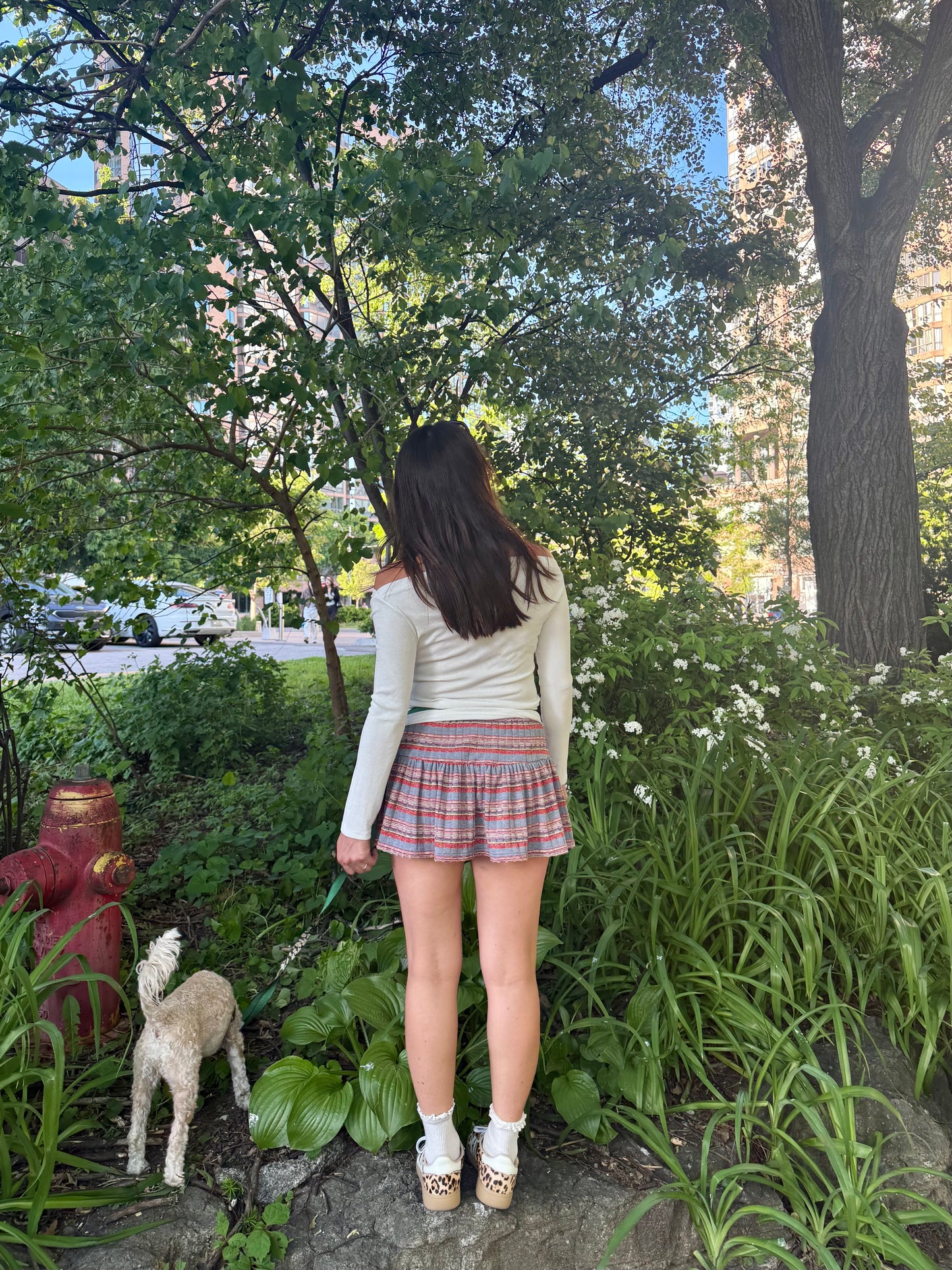 HUMBER Multi colour mini skirt
