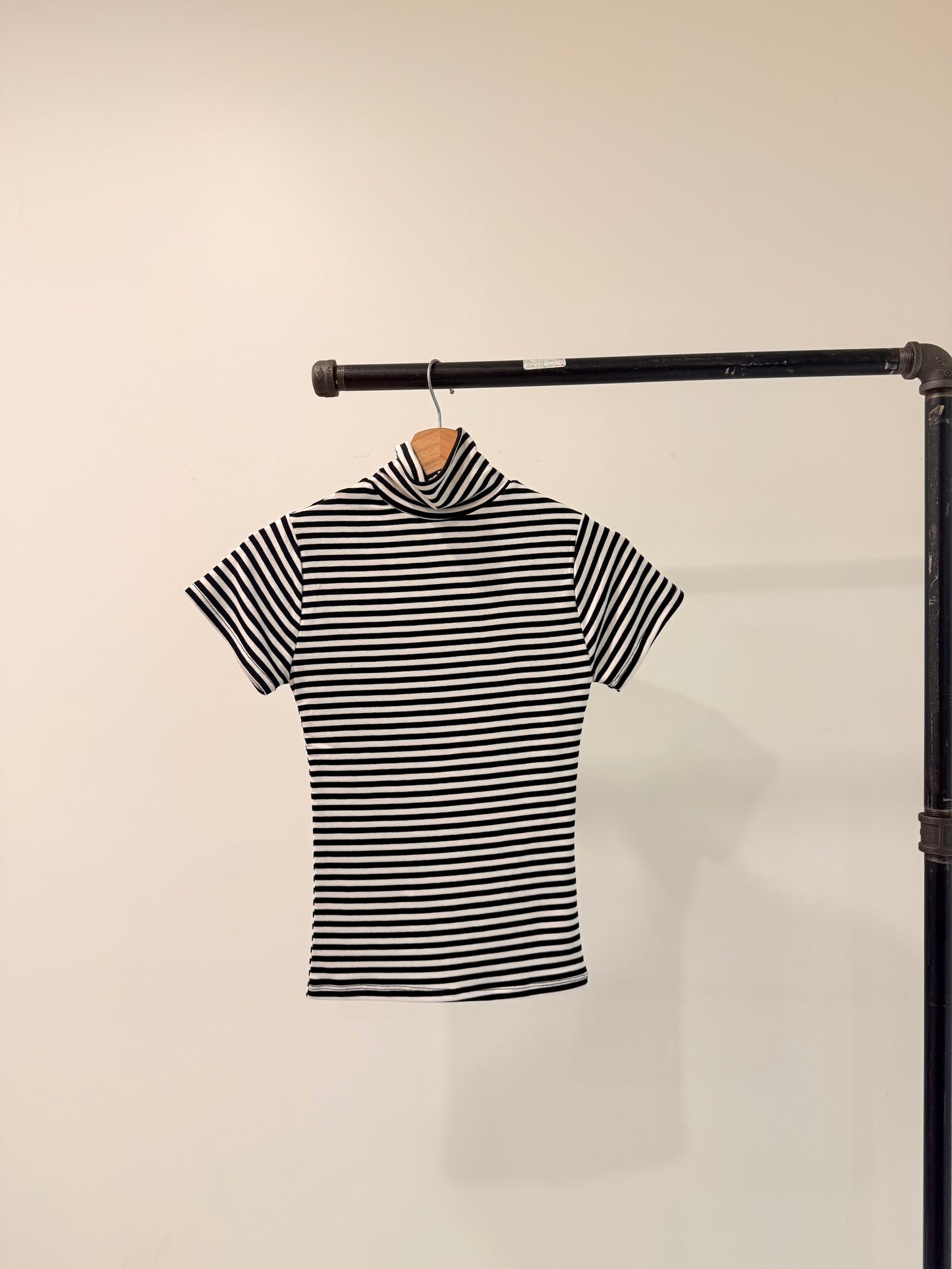 REAL Stripe turtleneck top
