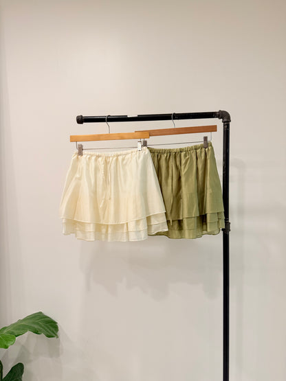 ROMMY Layered mini skirt