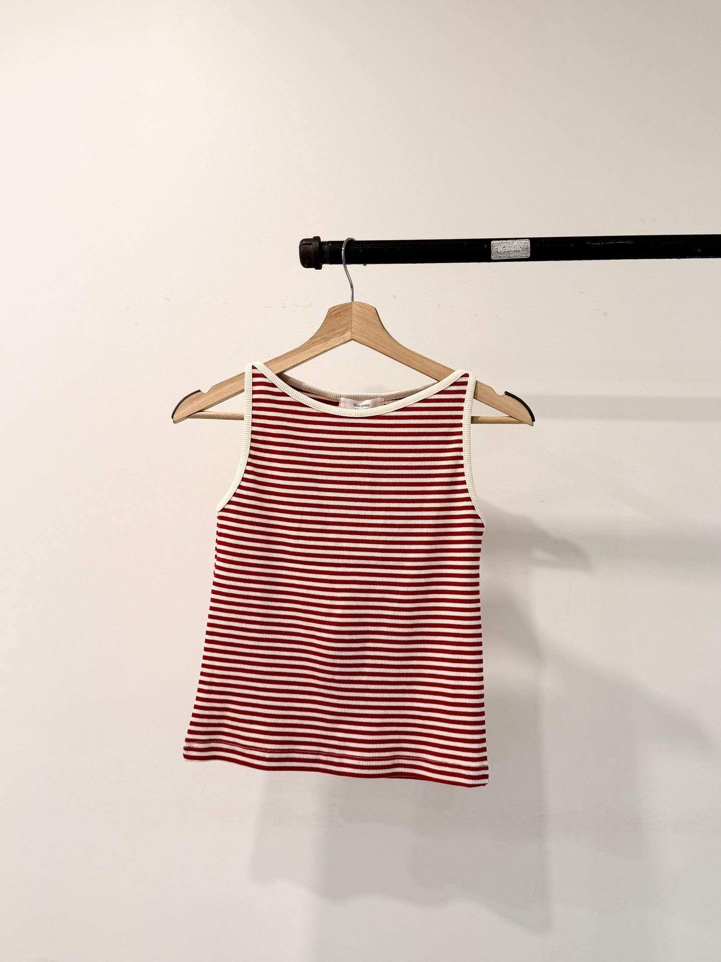 ODETTE Striped boat-neck tank