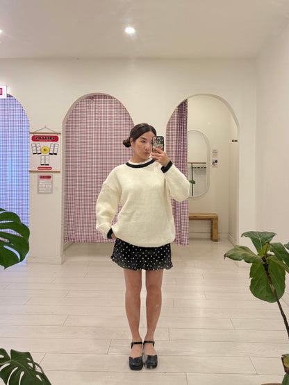 NELLA Polkadot mini skirt