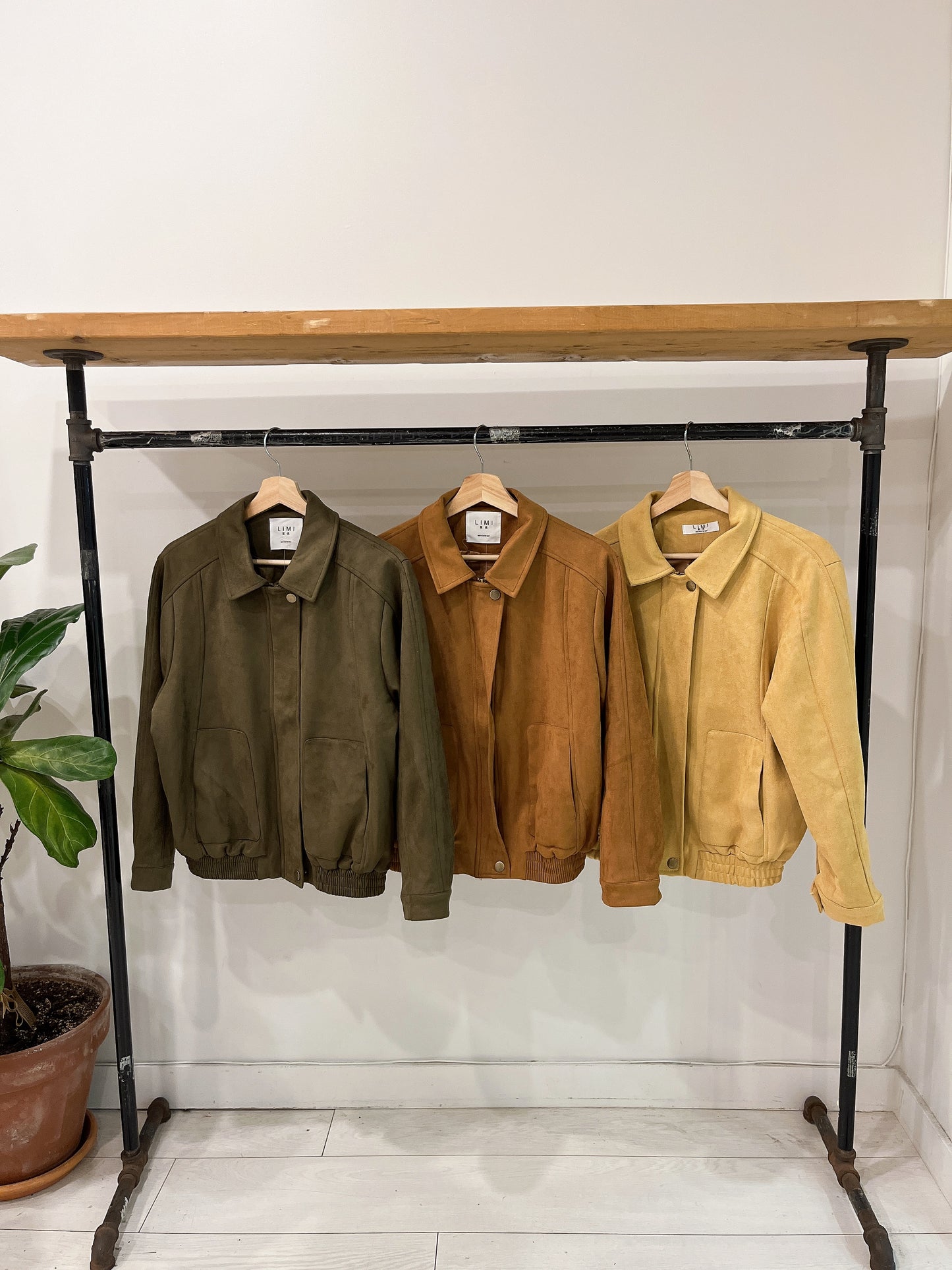 PAYO Suede bomber jacket