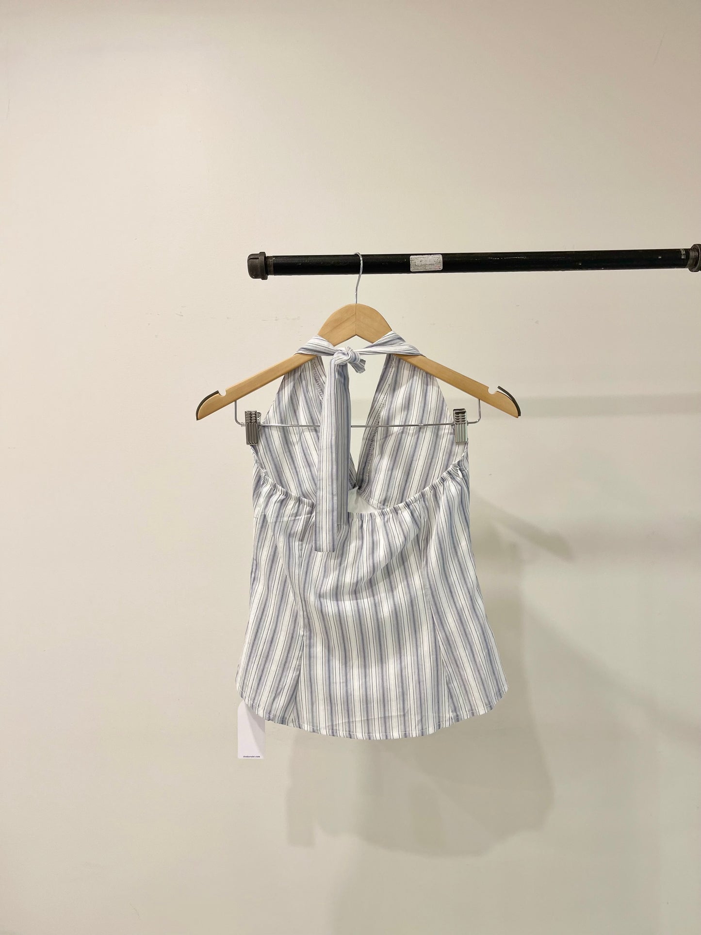 LUCY Striped halter blouse