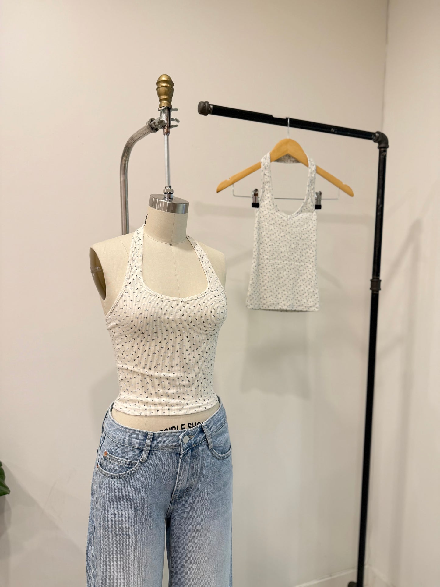 REACH Floral halter top