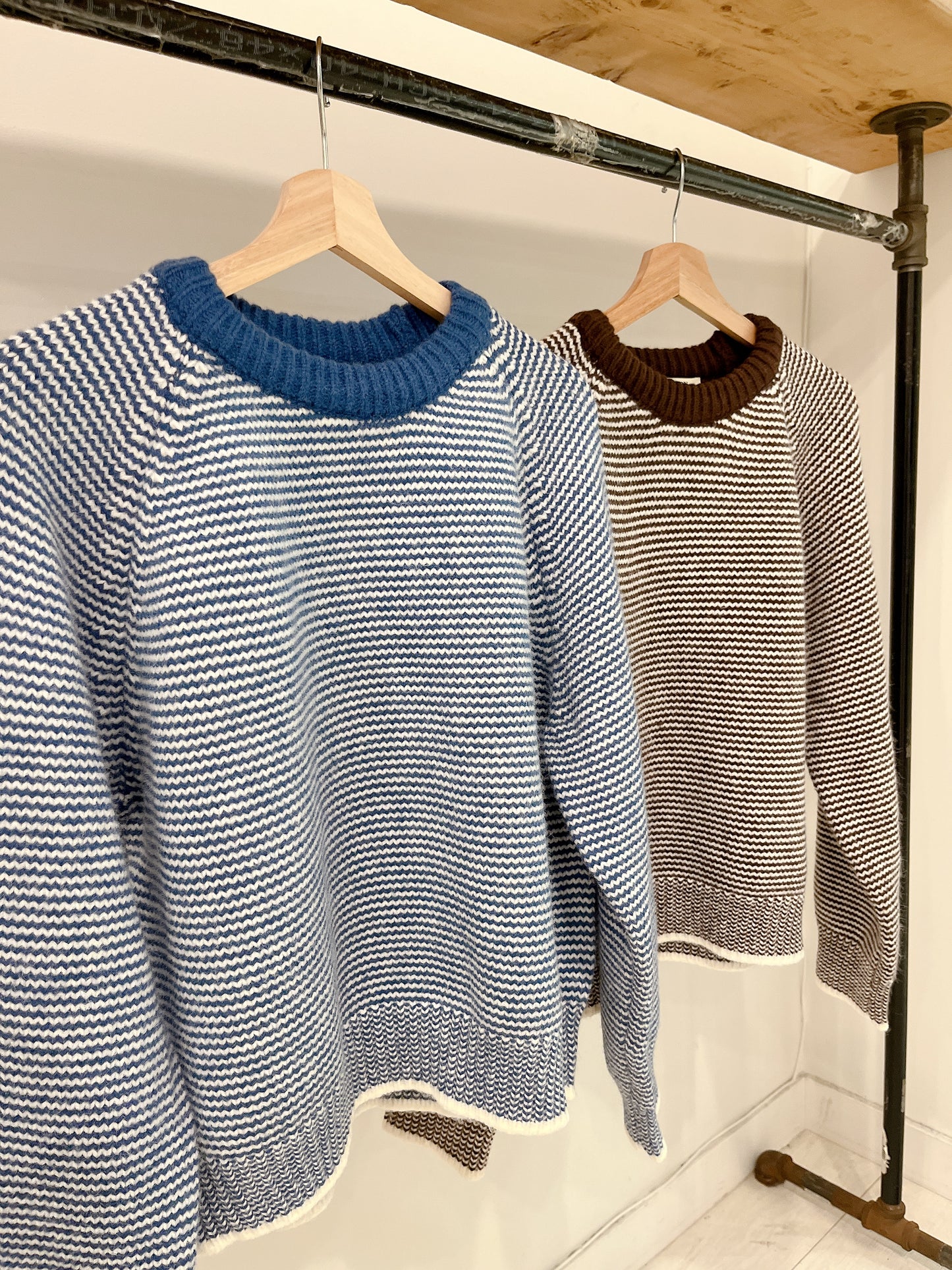 TOKU Stripe sweater