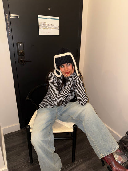 RAE Stripe knit shirt