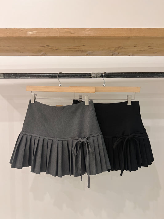 JENNA Pleated mini skirt